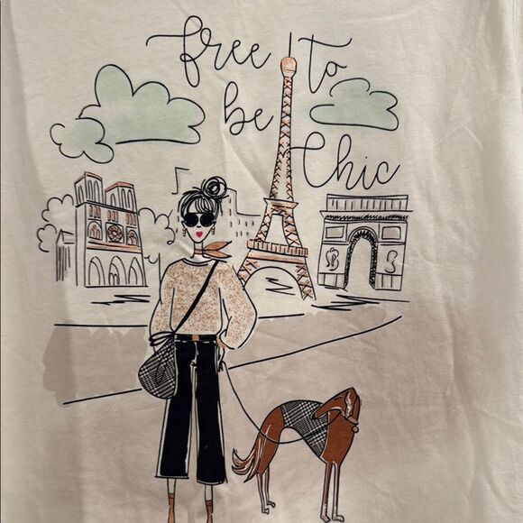 Chic Graphic Long Sleeve Tee - Picture 2 of 6